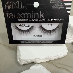 Ardell Faux Mink 817 False Eyelashes – Lightweight Invisiband – New